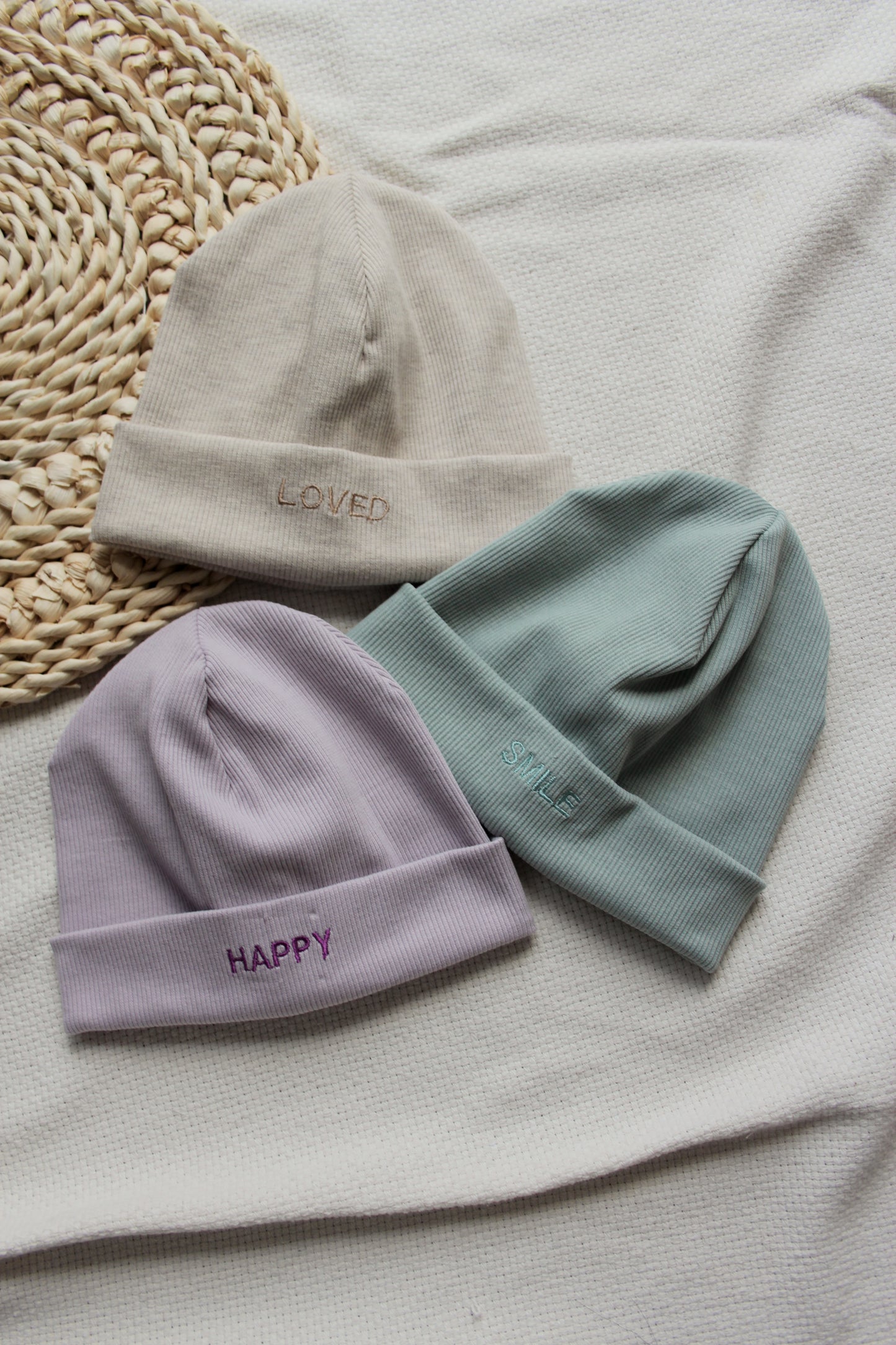 Sofortkauf Beanie happy