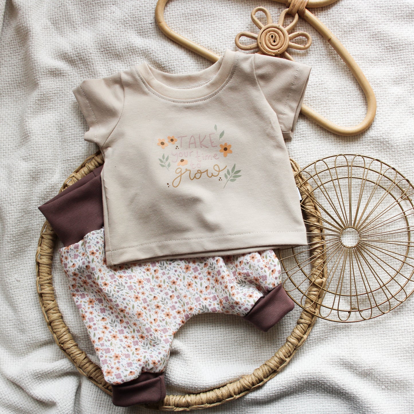 Bügelbild take your time to grow